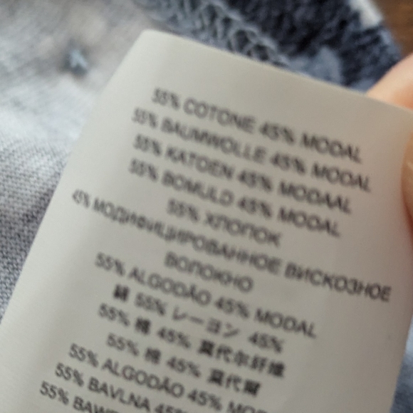 MICHAEL Michael Kors Blue Floral Cotton Cold Shoulder Short Sleeve Top Women's M - Picture 12 of 15